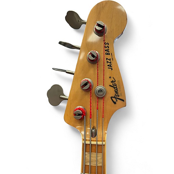 Vintage 1991 Fender Jazz Bass Natural Electric Bass Guitar