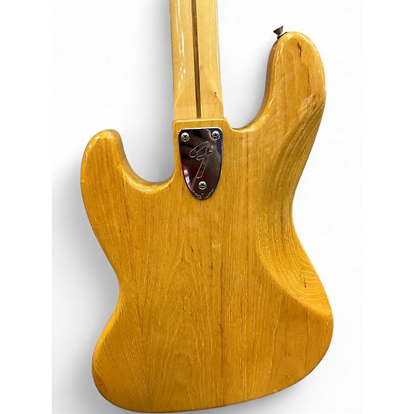 Vintage 1991 Fender Jazz Bass Natural Electric Bass Guitar