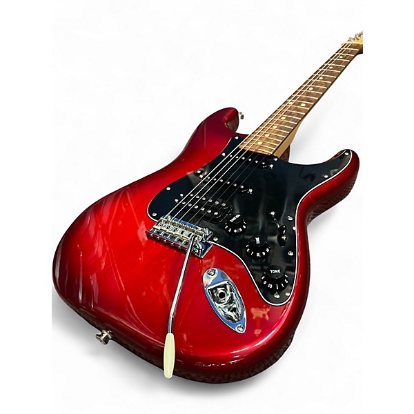 Used Fender Special Edition Player Stratocaster Candy Red Burst Solid Body Electric Guitar