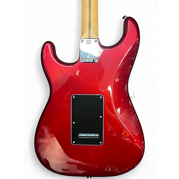 Used Fender Special Edition Player Stratocaster Candy Red Burst Solid Body Electric Guitar