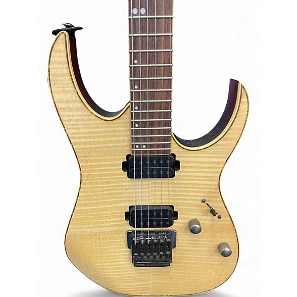 Used Ibanez RG721FM Natural Solid Body Electric Guitar