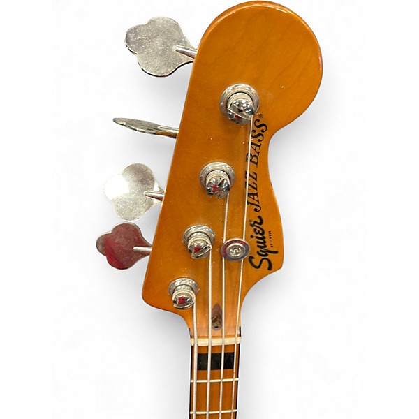 Used Squier Classic Vibe 70s Jazz Bass Natural Electric Bass Guitar