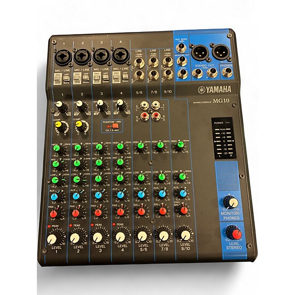 Used Yamaha MG10 Unpowered Mixer