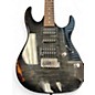 Used Ibanez GRX70QA Trans Black Solid Body Electric Guitar