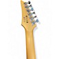 Used Ibanez GRX70QA Trans Black Solid Body Electric Guitar