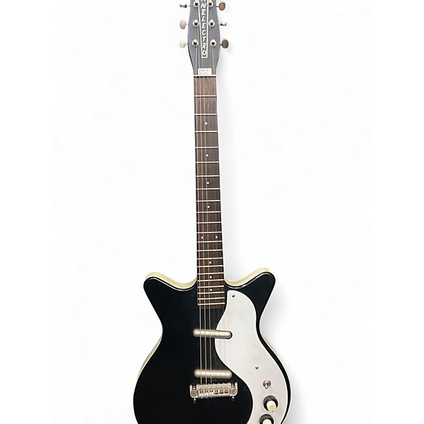 Used Danelectro D59 Black Solid Body Electric Guitar