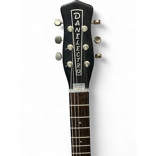 Used Danelectro D59 Black Solid Body Electric Guitar
