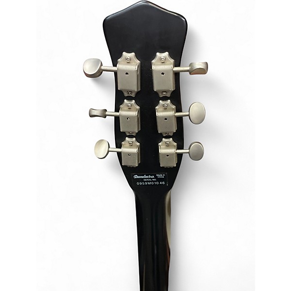 Used Danelectro D59 Black Solid Body Electric Guitar
