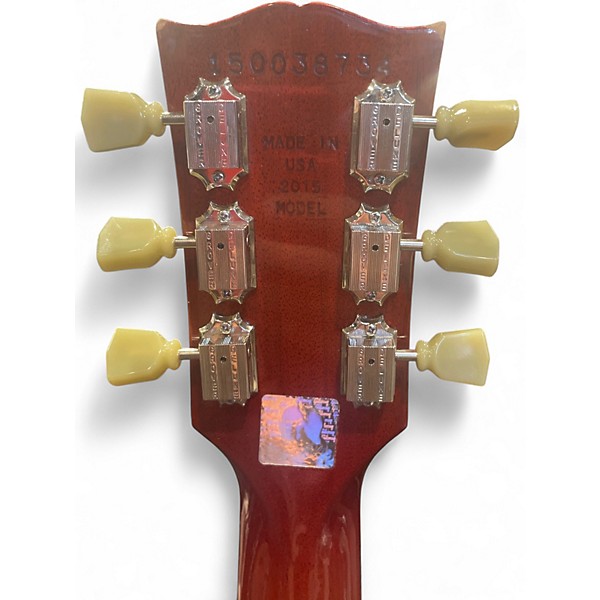 Used 2015 Gibson Les Paul Junior Wine Red Solid Body Electric Guitar