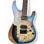 Used Schecter Guitar Research Reaper 6 Ocean Blue Burst Solid Body Electric Guitar