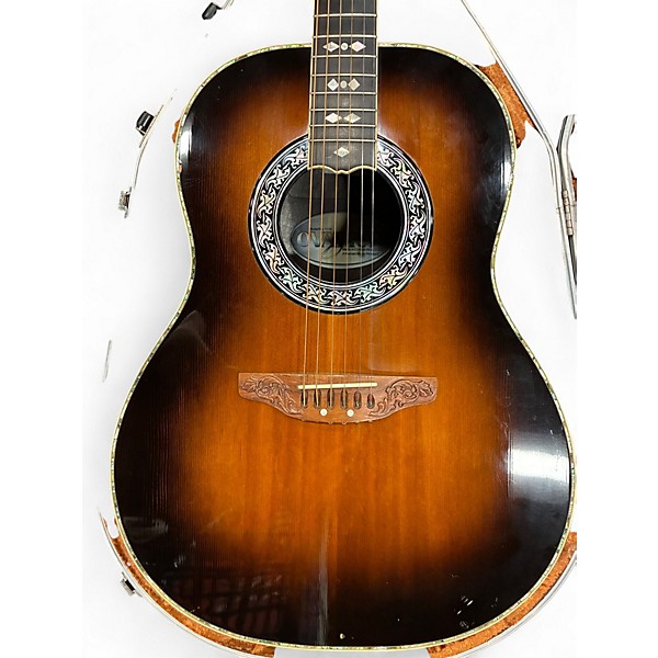 Vintage 1982 Ovation Custom Legend Sunburst Acoustic Guitar