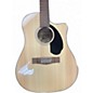 Used Fender CD60SCE Natural 12 String Acoustic Electric Guitar