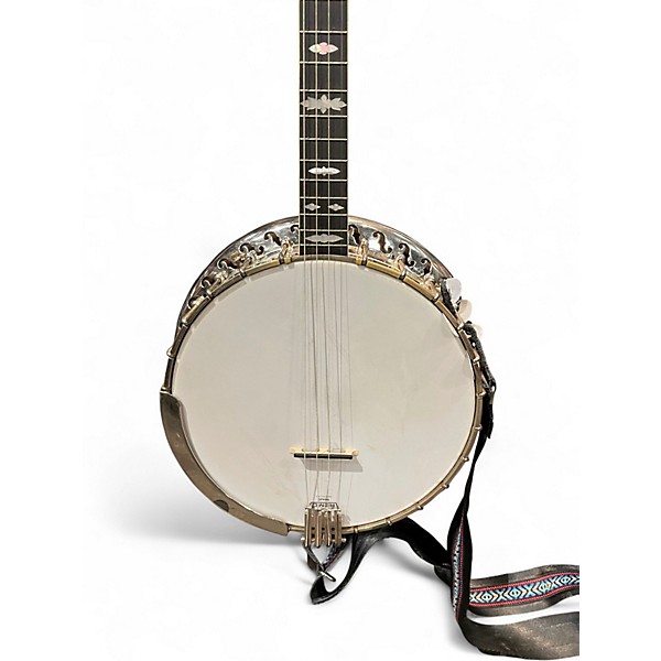 Vintage 1920s Bacon & Day SILVER BELL #1 Antique Natural Banjo
