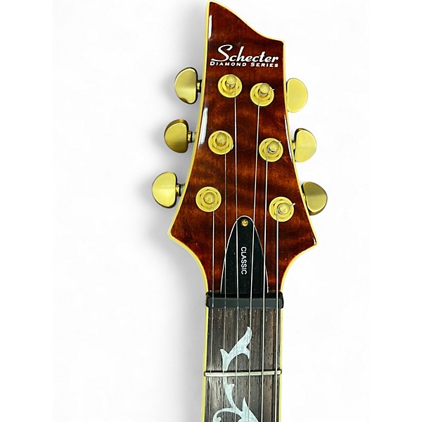 Used Schecter Guitar Research C1 Classic Left Handed Antique Amber Electric Guitar