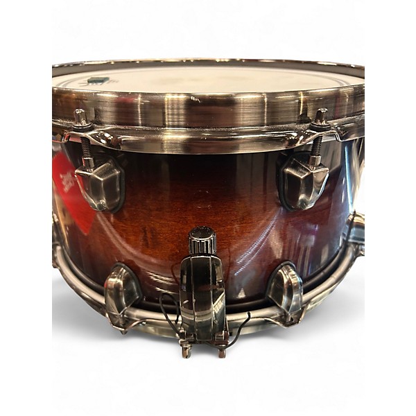 Used Mapex 13X7 Black Panther Solidus Snare 2 Color Sunburst Drum