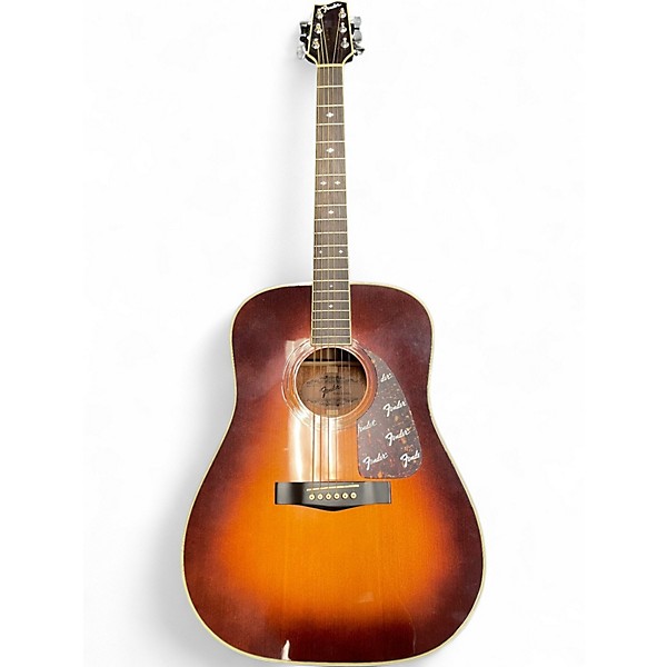Used Fender F240A 2 Tone Sunburst Acoustic Guitar