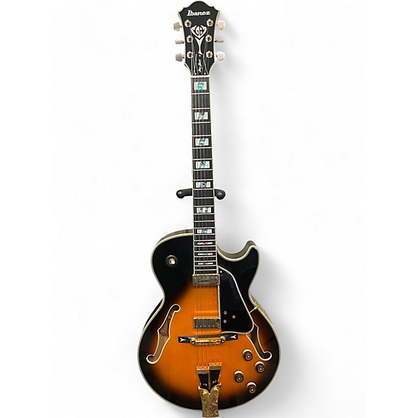 Used Ibanez GB10SE Sunburst Hollow Body Electric Guitar
