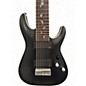 Used Schecter Guitar Research Damien Platinum 8 String Satin Black Solid Body Electric Guitar
