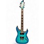 Used Schecter Guitar Research Omen Extreme 6 Trans Blue Solid Body Electric Guitar thumbnail