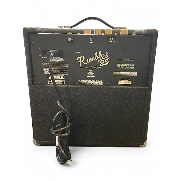 Used Fender Rumble 25 25W 1x10 Bass Combo Amp