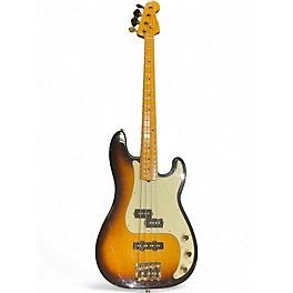 Used Fender 75th ANNIVERSARY AMERICAN PROFESSIONAL PJ 2 Tone Sunburst Electric Bass Guitar