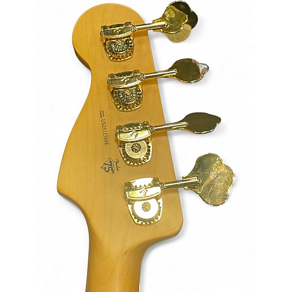 Used Fender 75th ANNIVERSARY AMERICAN PROFESSIONAL PJ 2 Tone Sunburst Electric Bass Guitar