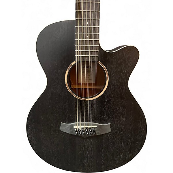 Used Tanglewood Blackbird 12 String Black 12 String Acoustic Electric Guitar