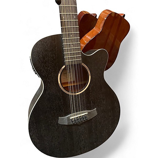 Used Tanglewood Blackbird 12 String Black 12 String Acoustic Electric Guitar