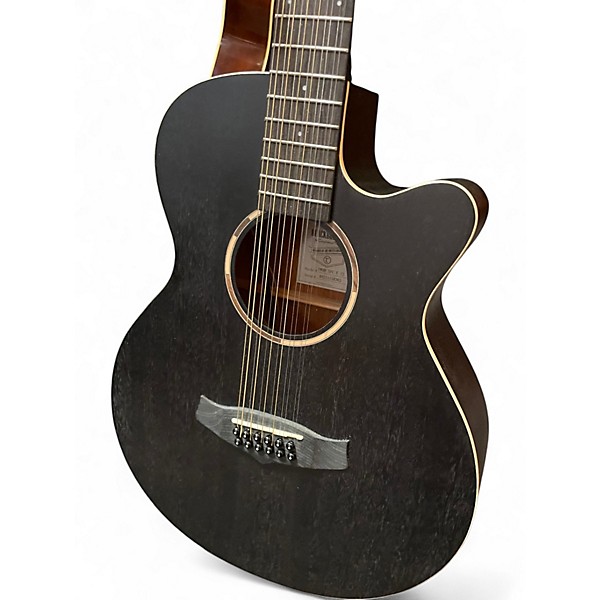 Used Tanglewood Blackbird 12 String Black 12 String Acoustic Electric Guitar
