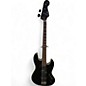 Used Fender Aerodyne 4-String Jazz Bass Black Electric Bass Guitar thumbnail