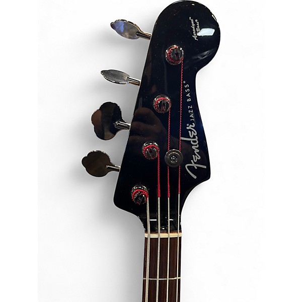Used Fender Aerodyne 4-String Jazz Bass Black Electric Bass Guitar