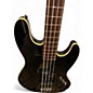 Used Fender Aerodyne 4-String Jazz Bass Black Electric Bass Guitar