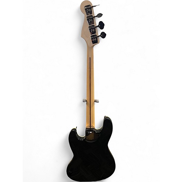 Used Fender Aerodyne 4-String Jazz Bass Black Electric Bass Guitar