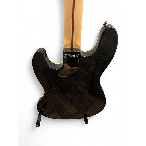 Used Fender Aerodyne 4-String Jazz Bass Black Electric Bass Guitar