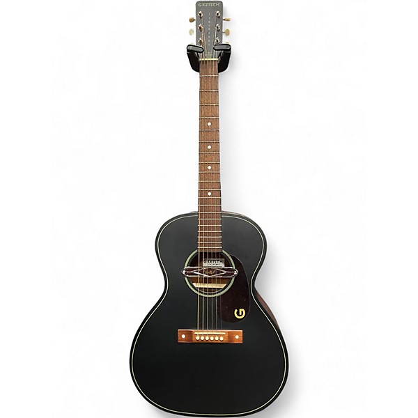 Used Gretsch Guitars JIM DANDY DELTOLUXE Black Acoustic Electric Guitar