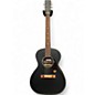 Used Gretsch Guitars JIM DANDY DELTOLUXE Black Acoustic Electric Guitar thumbnail