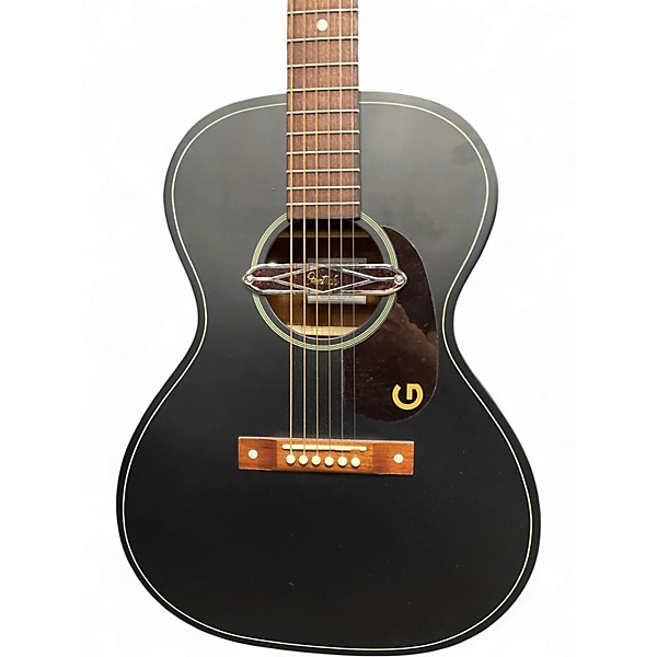 Used Gretsch Guitars JIM DANDY DELTOLUXE Black Acoustic Electric Guitar