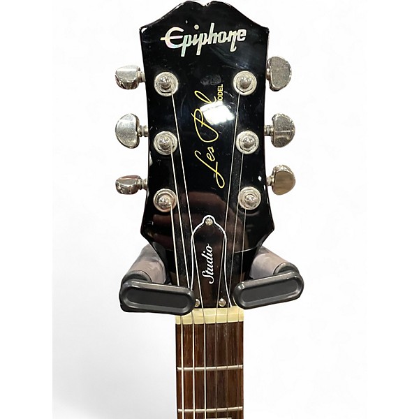 Used Epiphone LES PAUL STUDIO Wine Red Solid Body Electric Guitar