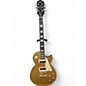 Used 2014 Epiphone Les Paul Traditional Pro Gold Top Solid Body Electric Guitar thumbnail