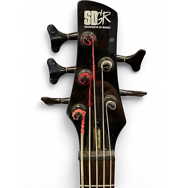 Used Ibanez SR505 5 String Black Electric Bass Guitar