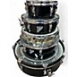 Used Remo 5 Piece Legero Black Drum Kit