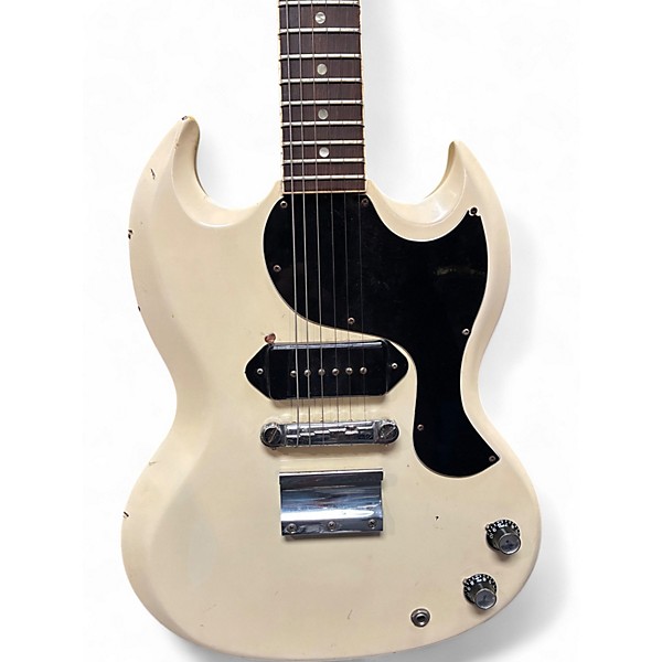 Vintage 1966 Gibson SG Junior Arctic White Solid Body Electric Guitar