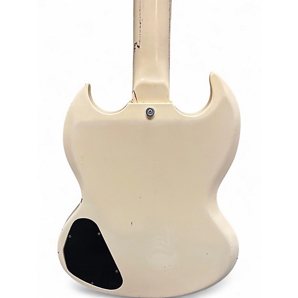 Vintage 1966 Gibson SG Junior Arctic White Solid Body Electric Guitar