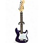 Used Squier Affinity Stratocaster Purple Solid Body Electric Guitar thumbnail