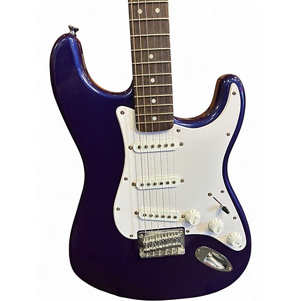 Used Squier Affinity Stratocaster Purple Solid Body Electric Guitar
