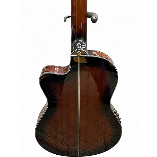 Used Ibanez GA35TCE Brown Sunburst Classical Acoustic Guitar