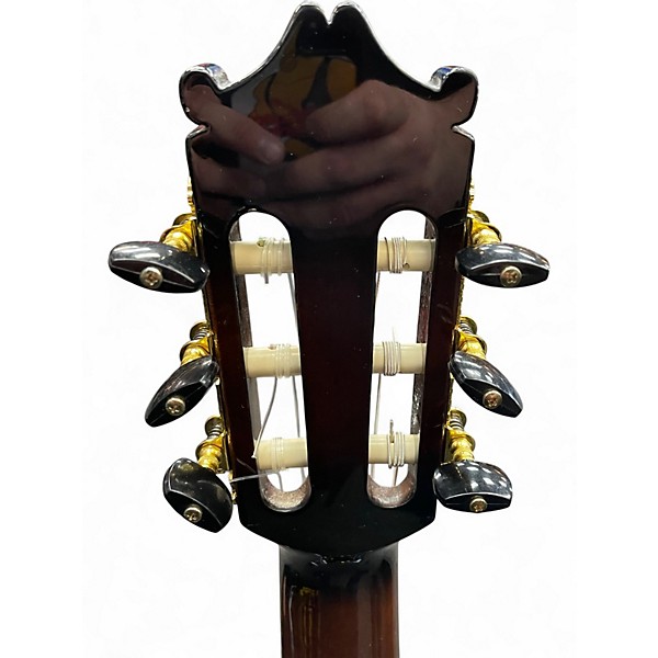 Used Ibanez GA35TCE Brown Sunburst Classical Acoustic Guitar