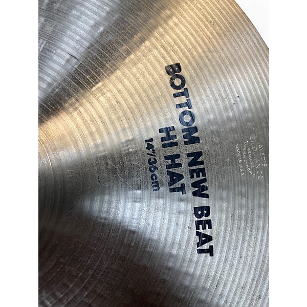 Used Zildjian 14in New Beat Hi Hat Bottom Cymbal