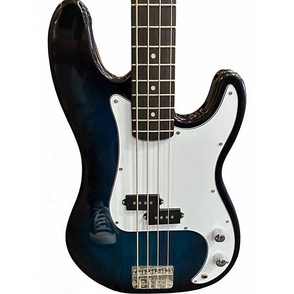 Used Miscellaneous PartsCaster Pbass Blue Burst Upright Bass
