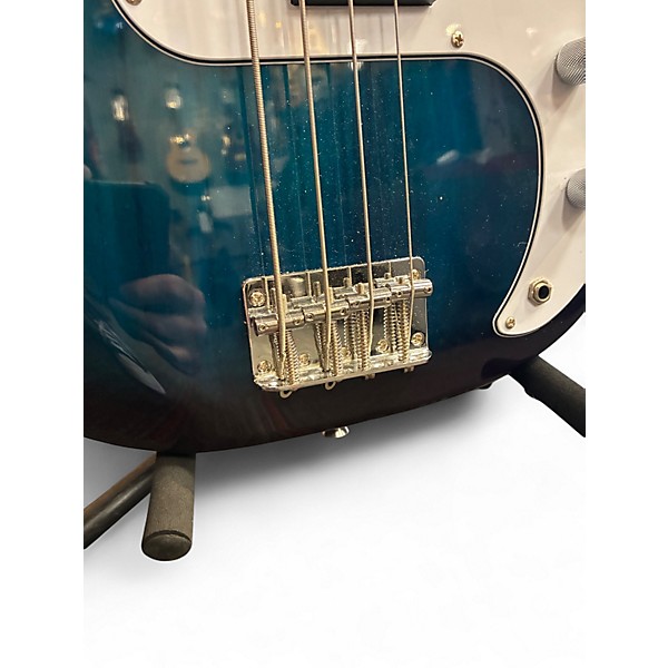 Used Miscellaneous PartsCaster Pbass Blue Burst Upright Bass